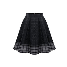 Load image into Gallery viewer, USA SIZE Women&#39;s Skirt Pleated Mesh Skirt Fluffy Plaid Organza Skirt